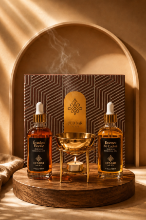 Coffret huile à brûler